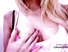 Tall Golden-Haired Model tricked at Photoshoot