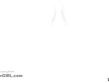 Stylish brunette hair hotty got tempted by the producer