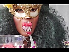 Goddess Nia Sensually Eats Watermelon Trailer