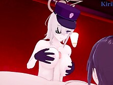 Asagiri Suou and I have intense sex in a love hotel. - Blue Archive Anime