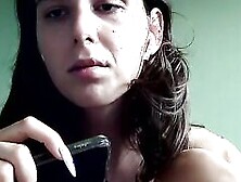 young horny teen shows off her tiny pussy