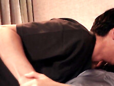 A chinese girl with thick thighs is making love with her man