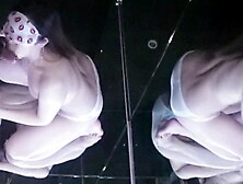 Attractive Fresh White Thing With Braces Do Oral Sex In A Mirrored Room