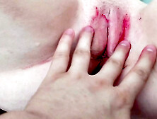 My stepsister enjoys aggressive masturbate until she turns red