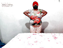 Indian Monstrous Tited Milf Sex With Dildo