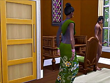 Indian Mom catches her virgin son masturbating watching a porn sex tape and decided to help him to see what it's like to have se