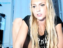Chubby Blonde Brianna Solo Masturbation