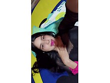 ????Sexy wife using her spouse as a pillow!????