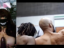 Redhead With Large Melons React a Gang Screw Clip #three