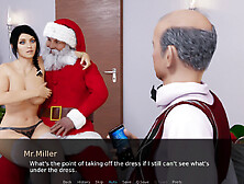 Anna's naughty Christmas gift - a wild 3D hentai adventure with big boobs and naughty fun