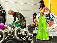 Brother and sister watch their mom and dad have sex in front of them - Desi teeny fuck