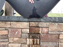 Pissing In Her Yoga Pants