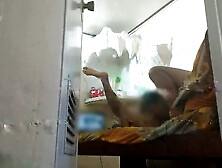 Desi Stepsister caught me Jerking,  end up in hardcore sex,  rimming blowjob