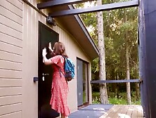 Overdressed Asian hottie getting ravaged for real