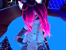 Nasty AI gives your strp tease,  Then deep throats your meat on stage.