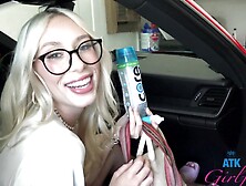 Blonde Kay Lovely Enjoys While Being Nicely Fucked In The Car