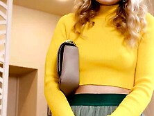 Hammering blonde babe Monroe Fox holes while her partner is sick