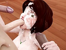 Aunt Cass Bukkake Nonstop Facials - Anime Anime