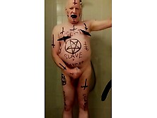 Satan slave Gerard drinks his own urine