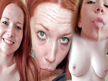 Self Perspective Action With A Pale British Red-Head