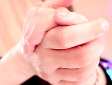 ASMR with nitrile gloves and paper