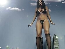 Entire City Annihilated By Giantess