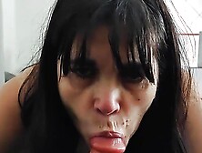 Fat trucker enjoys blowjob