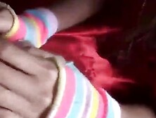 French Canadian Asian girl lesbian makeout and muff dive