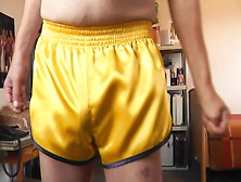 Sexy Satin Shorts Und Geiler Wetlook String