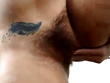 Jill undresses and masturbates covered in flour - WeAreHairy