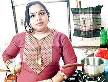 Desi Indian Aunty Fucks Neighbor Boy in Kitchen - Hardcore Homemade Sex