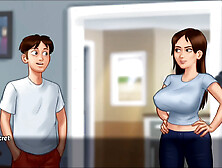 Horny Dude Wants To Help His Sexy Roommate Jenny To Get a Huge Dildo - Summertime Saga 11 3D Porn Game