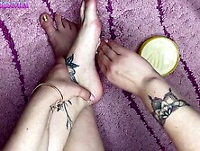 Extreme Close-Up Foot Massage With Cream - Foot Fetish Heaven