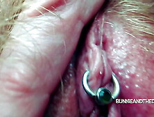 OLDER MILF TEACHES YOU TO FINGER HAIRY CUNT UNTIL CUMMING - BunnieAndTheDude