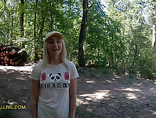 & His Fiance Tag Team Lady Lost in Woods! – Marilyn Sugar – Crazy Squirting,  Rimming,  2 Creampies - Part one of two