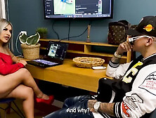 Amateur Casting for 18 Year Old Colombian Blonde with Big Ass and Tits, Cumshot!