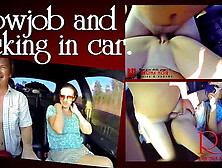 Young Slut Is Hitchhiking.  Domination In Car.  Blowjob In Car