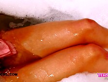 Super Hot Blonde In A Sexy Bath