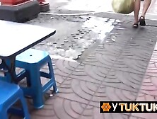 Street walker in Philippines enjoys sextourism with big dick backpackers.