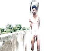 Rajesh Masturbating On Outdoor,  Moaning,  Spitting On Dick,  Showi