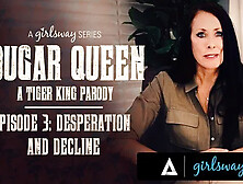 GIRLSWAY Cougar Queen Reagan Foxx Goes Sexually Insane In Parody Documentary