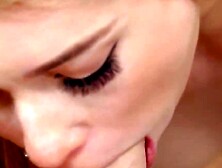 Sarah-Lance Massages Huge Dick Before Spreading Her Legs For Hardcore Sex