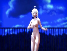 【Mmd】弱音ハクで全裸Lamb