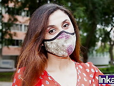 Colombian tourist bitch asks for help to take pictures and is grabbed by stranger