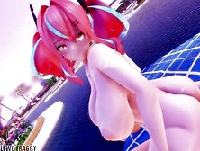 Azur Lane Busty Bremerton Reverse Riding