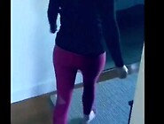 My Pe Teacher Wife In Various Pink Leggings/yoga Pants.