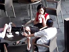 Asian Voyeur Video With A Sexy Slut In Restaurant