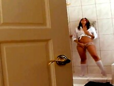 Tight pussy lips girl Jenny Hendrix loves big cock fucking