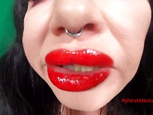 Forked Tongue & Glossy Lips by Sinstress