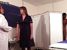 Cfnm British Nurses Give 3Way Bj For Bbc